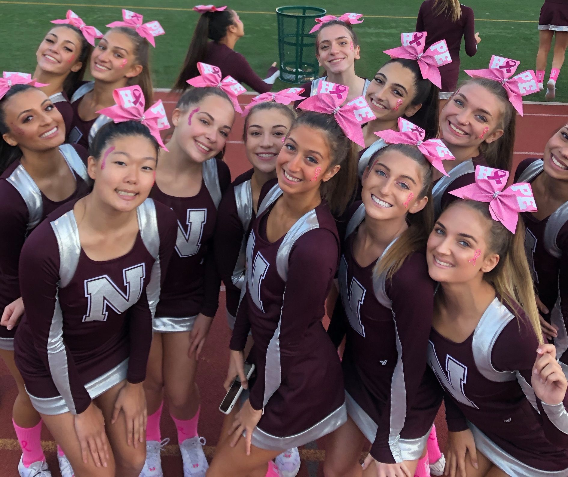 All smiles for Cheer for a Cure!