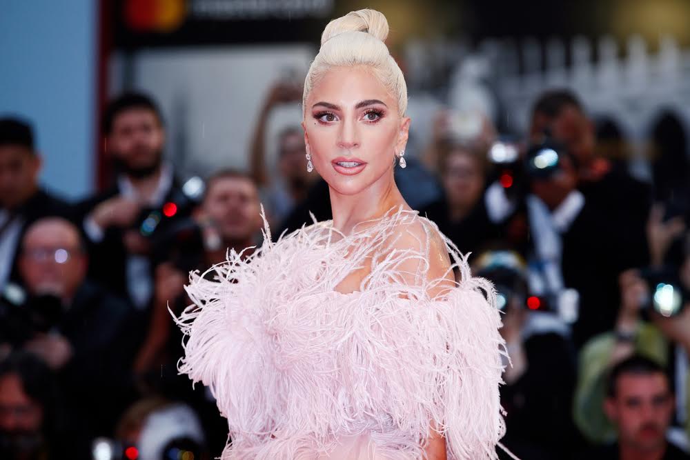 Lady GaGa at the premiere of her movie A Star is Born 