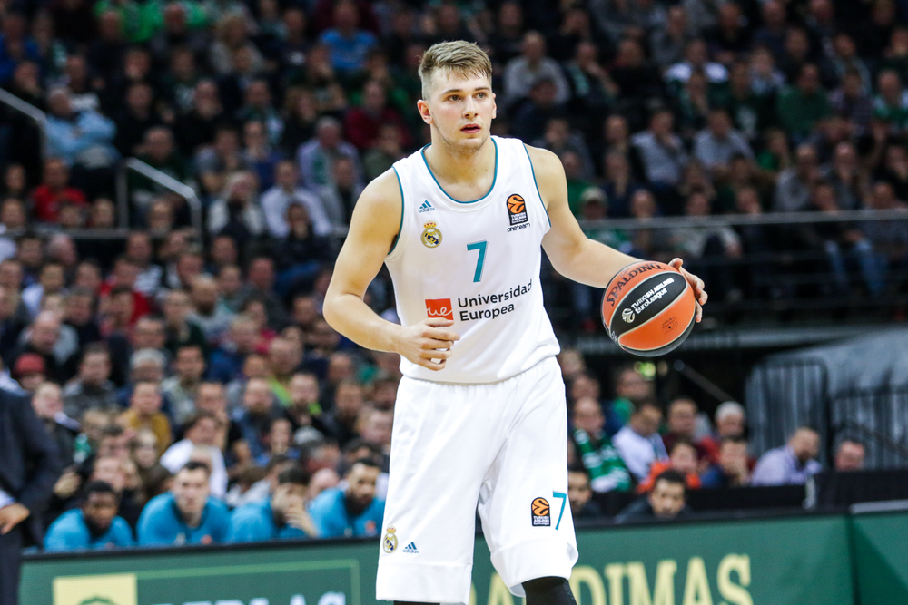 Pictured here is Guard Luka Doncic during a Euroleague game