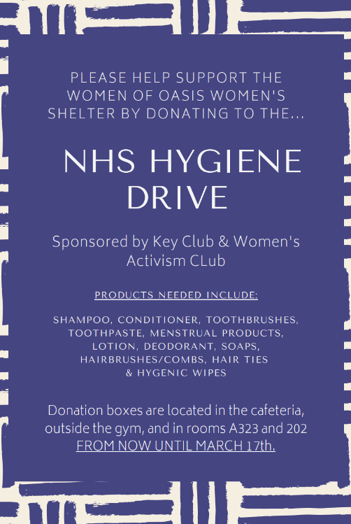 NHS Hygiene Drive Flyer 