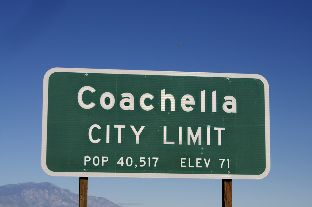 Sign of Coachella Valley