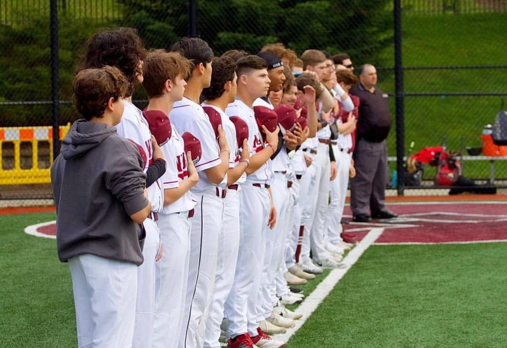 Nutley Baseball Roster On The First Baseline
