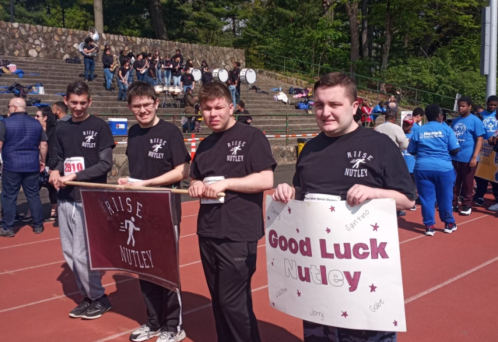 RIISE students waiting to participate in Special Olympic events