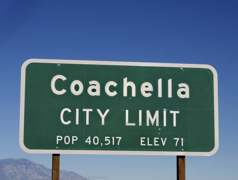 Sign of Coachella Valley