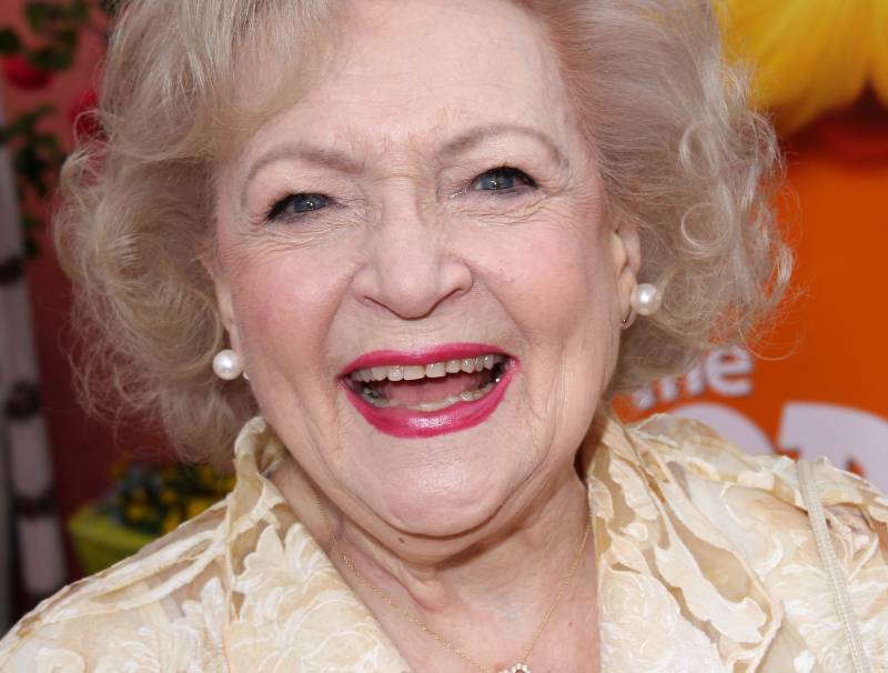 Betty White at the Dr.Suess 'The Lorax' premiere. 