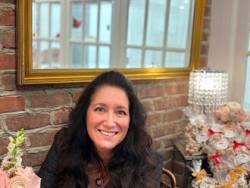 Michelle Garatina in her cafe.